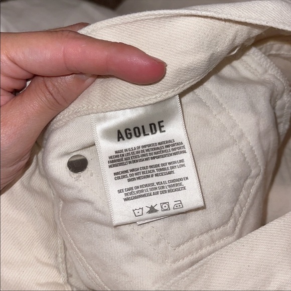 Free People // AGOLDE Vintage Hi Rise Flare Jeans NWT🌛 - Picture 10 of 14